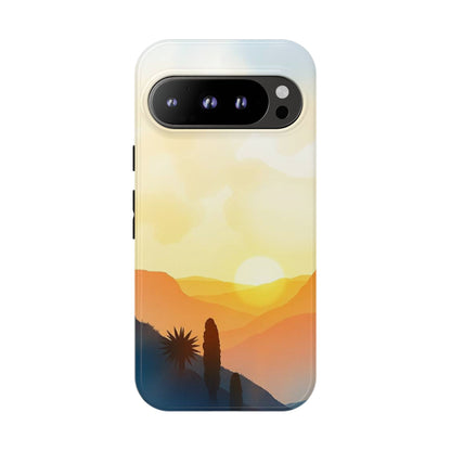 Watercolour Sunset Design Phone Case - Multicolor Phone Case - Google Pixel 9 Pro / Glossy