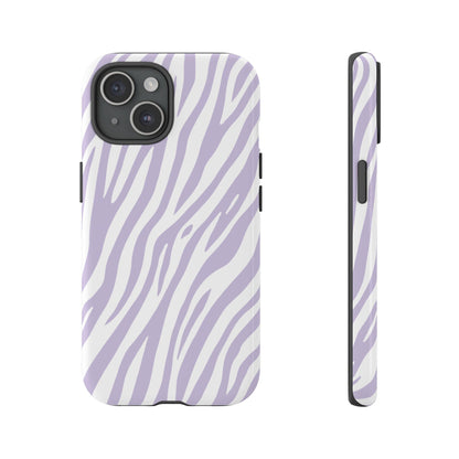 Lavender Tiger Print Phone Case