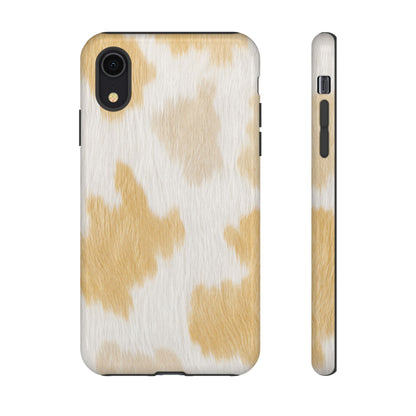 Golden Honey Cow Print Phone Case