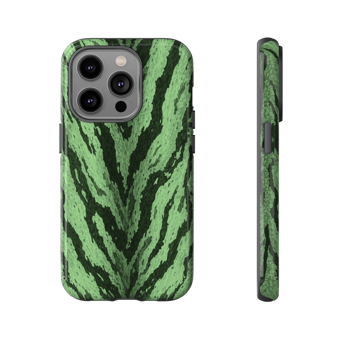 Sage Tiger Print Phone Case
