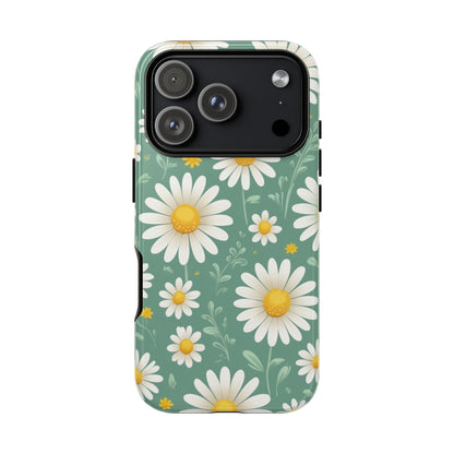 iPhone 17 Pro / Glossy Phone Case - Daisies Floral Pattern 1 Phone Case