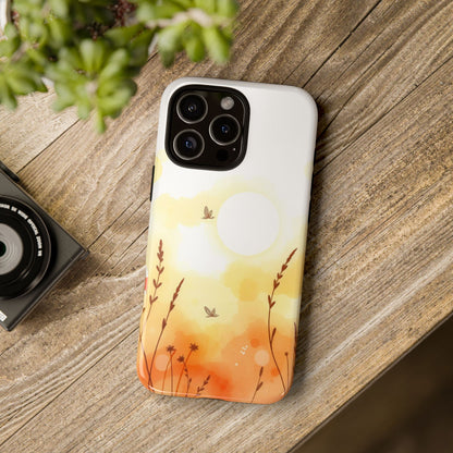 Boho Chic Watercolour Wildflower Pattern Phone Case - Multicolor Phone Case