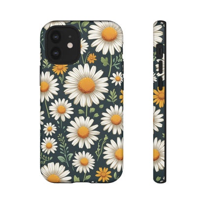 iPhone 12 Mini / Glossy Phone Case - Daisies Floral Pattern 3 Phone Case