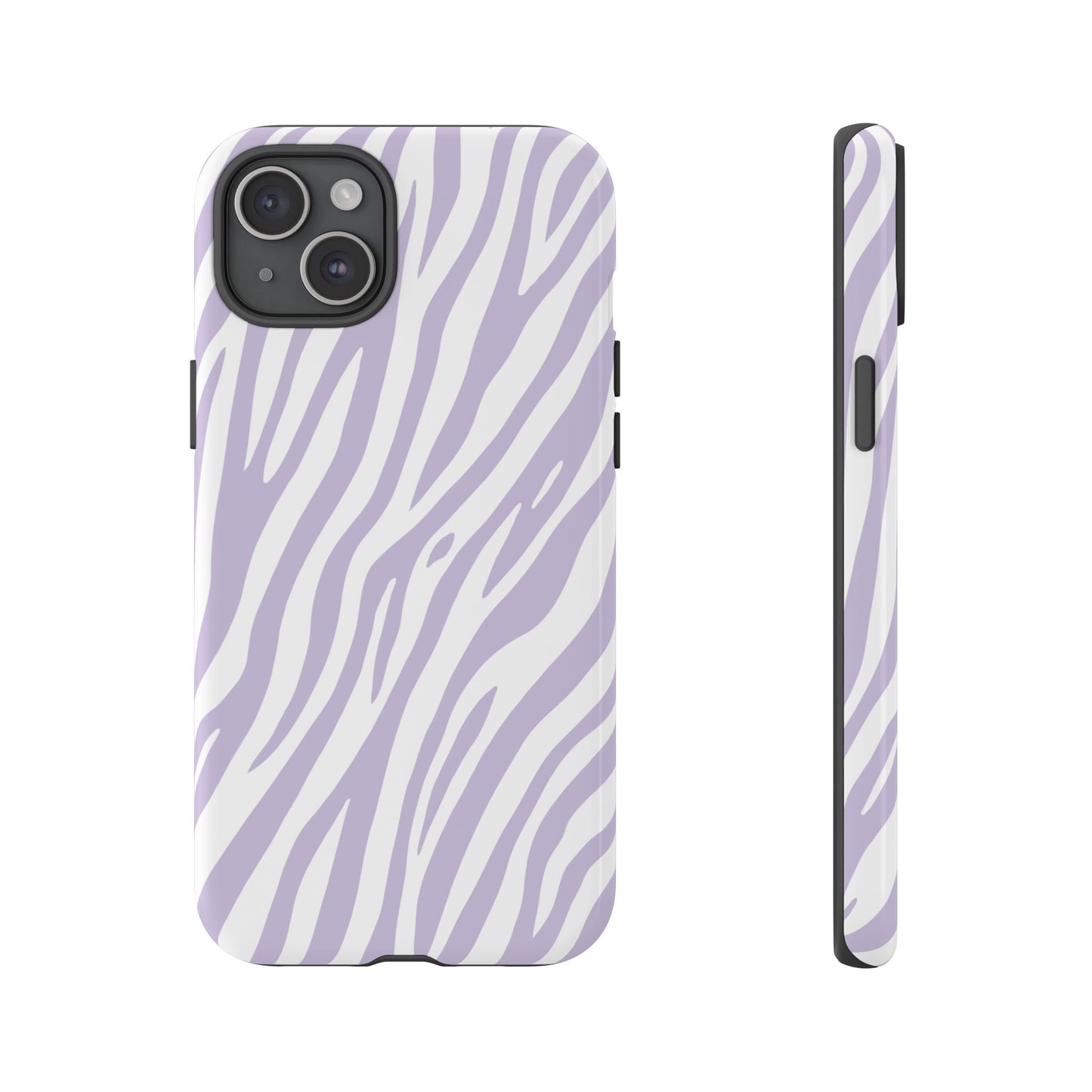 Lavender Tiger Print Phone Case