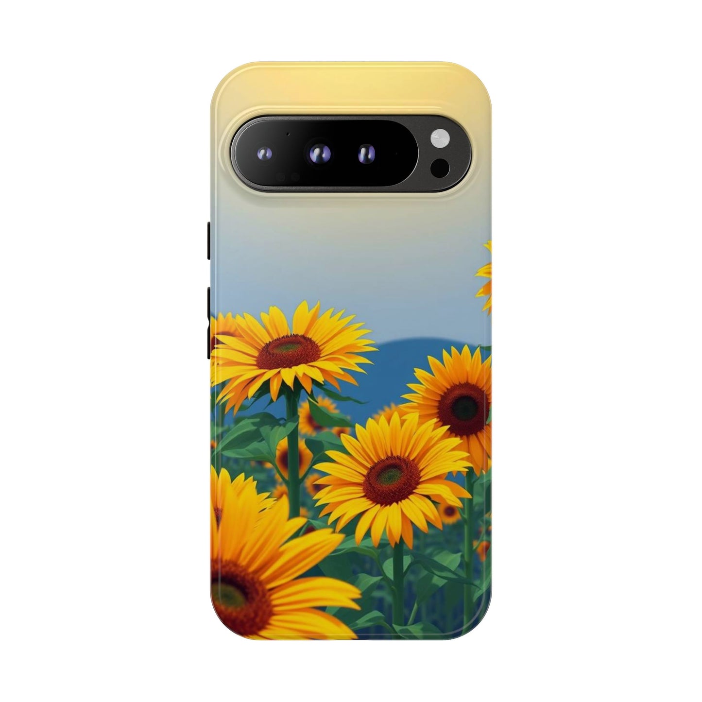 Google Pixel 9 Pro XL / Glossy Phone Case - Sunflowers Design Phone Case