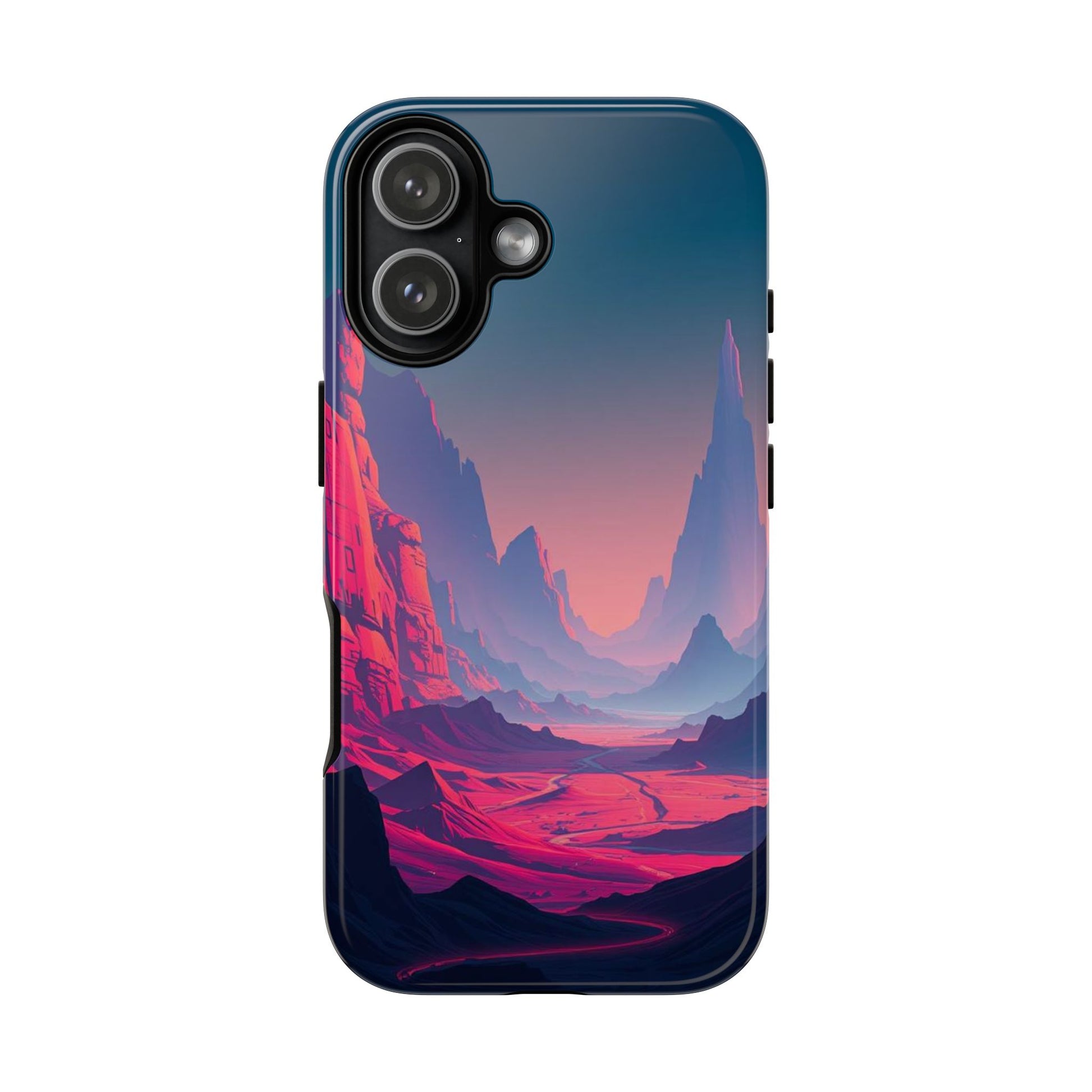 iPhone 17 / Glossy Phone Case - Alien Vista Design Phone Case