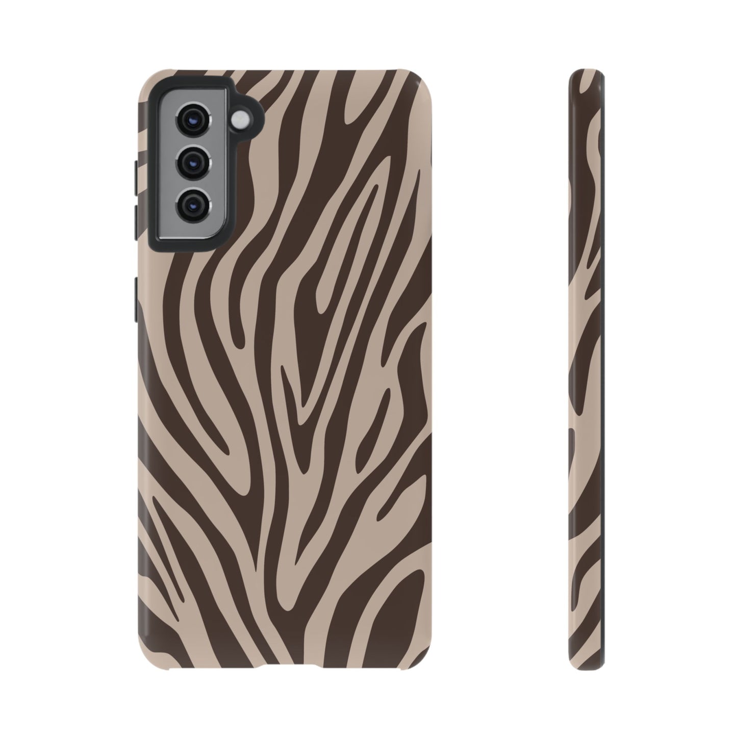 Boutique Mocha Tiger Print Phone Case