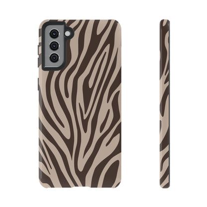 Boutique Mocha Tiger Print Phone Case