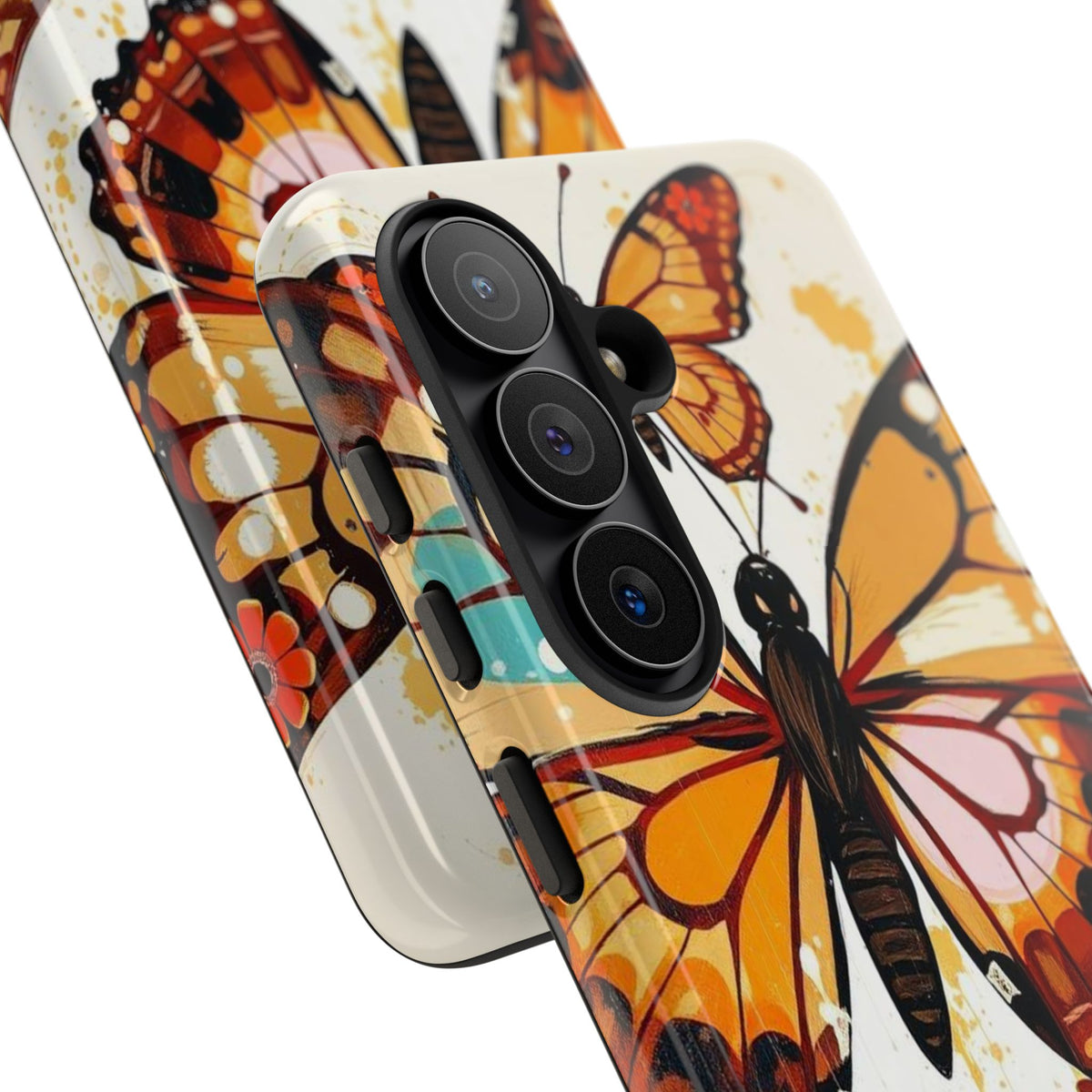 Abstract Butterflies Design Phone Case - Multicolor Phone Case