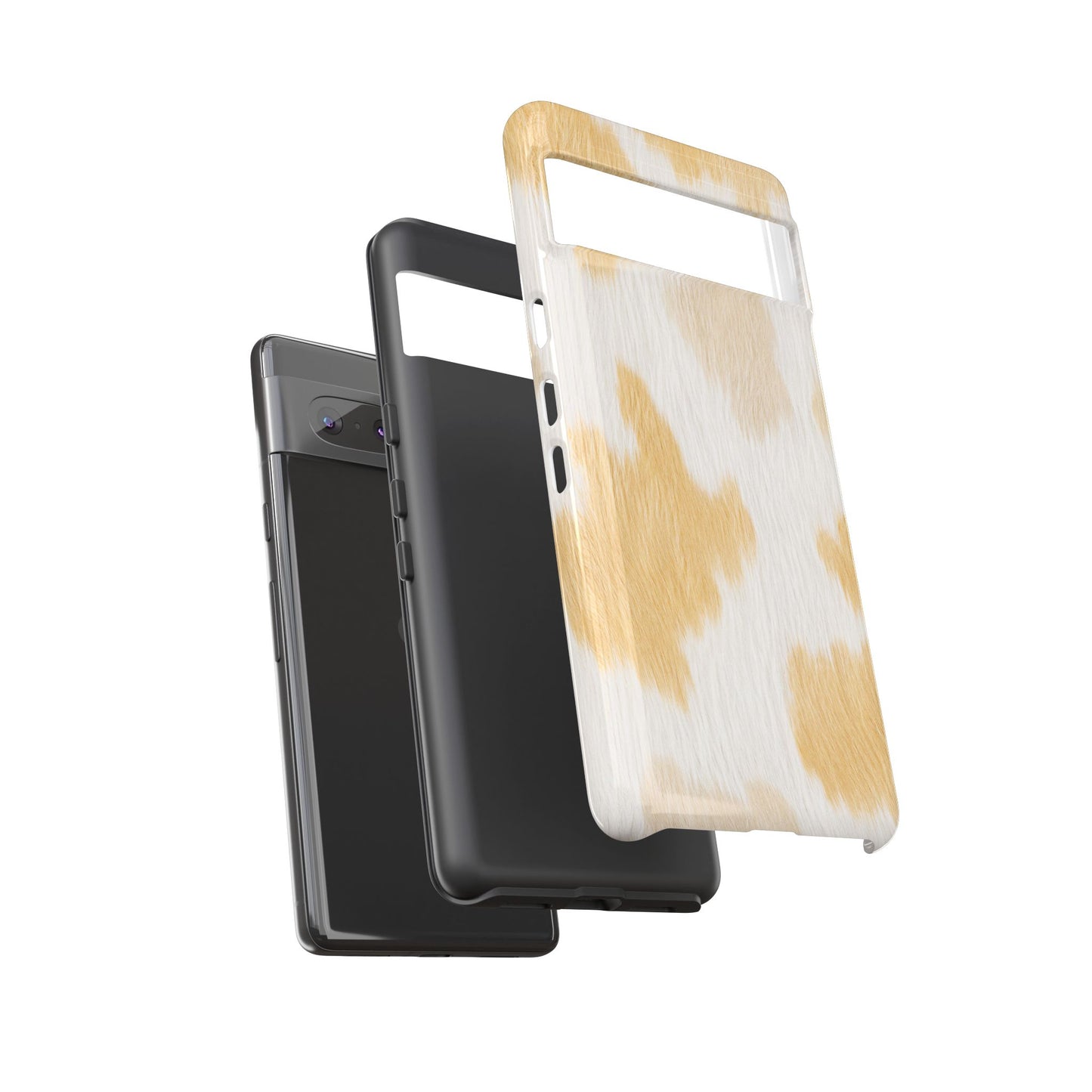 Golden Honey Cow Print Phone Case