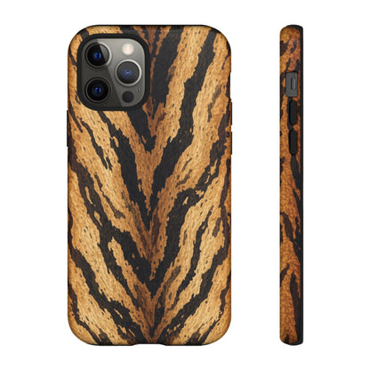Amber Tiger Print Phone Case