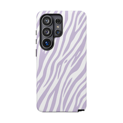 Lavender Tiger Print Phone Case