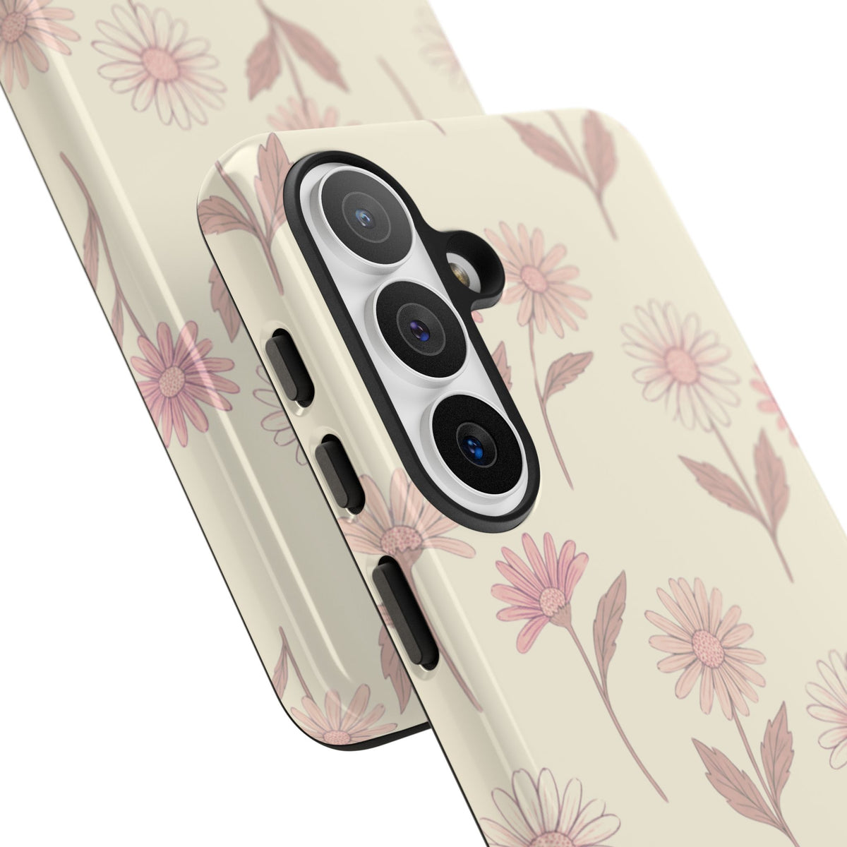 Pretty Blush Daisy Pattern Phone Case