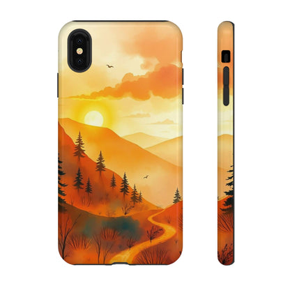 Golden Sunset Design Phone Case - Multicolor Phone Case - iPhone XS MAX / Glossy