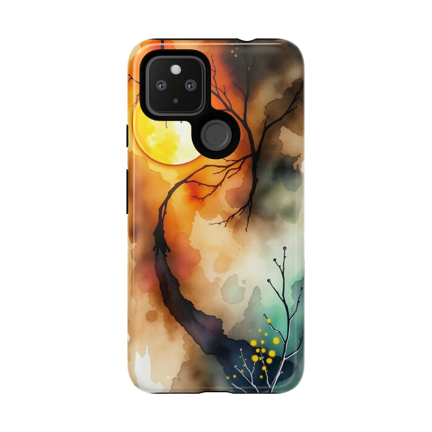 Abstract Watercolour Gothic Scene Phone Case
