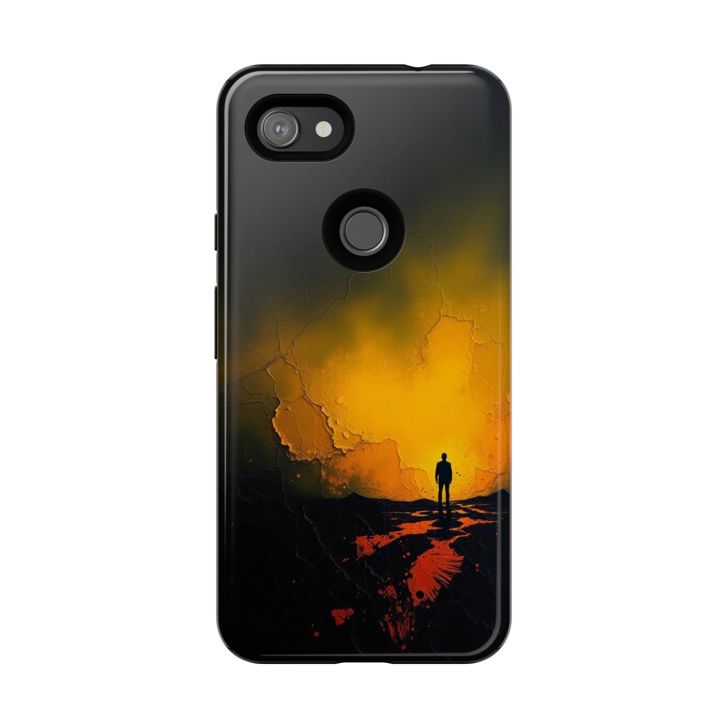 Acrylic Mysterious Figure Phone Case