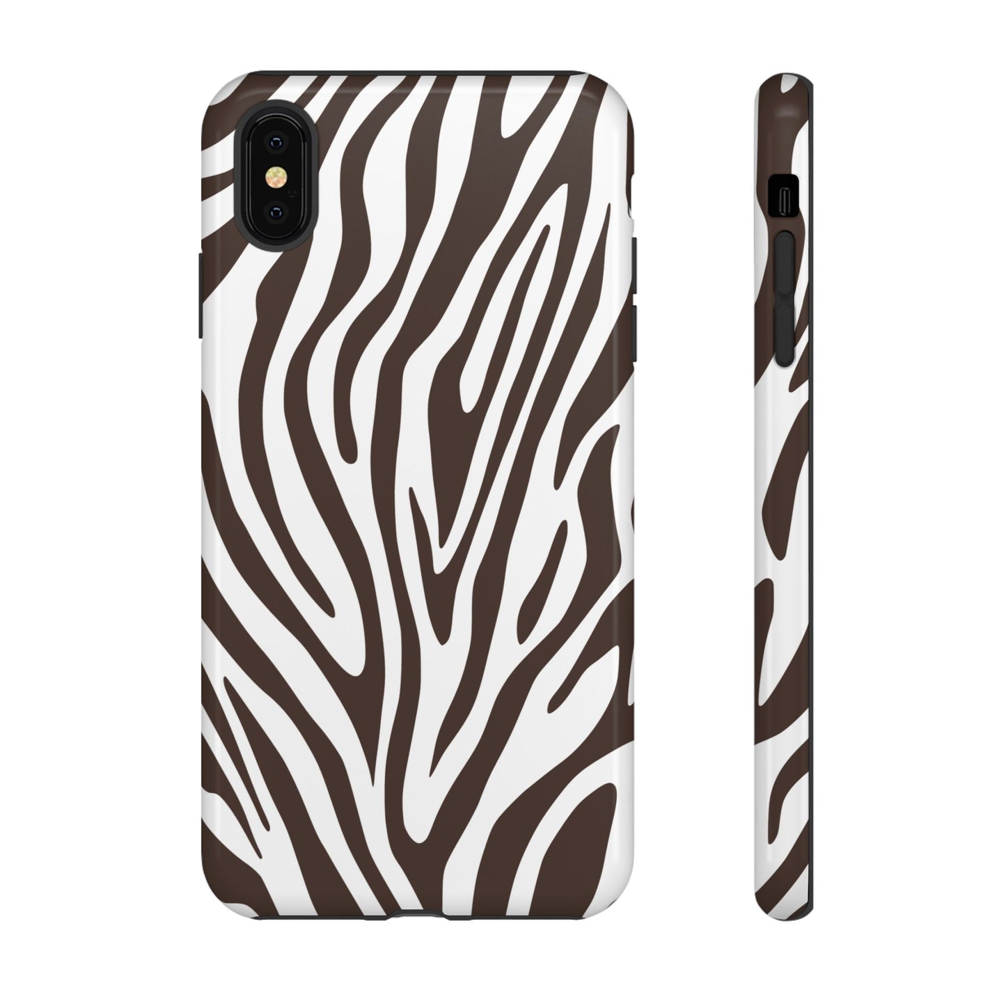 Graphic Brown Tiger Print Phone Case