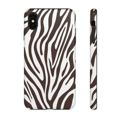 Graphic Brown Tiger Print Phone Case