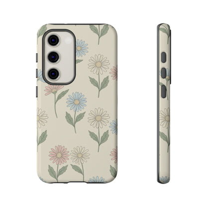 Pretty Pastel Daisy Pattern Phone Case