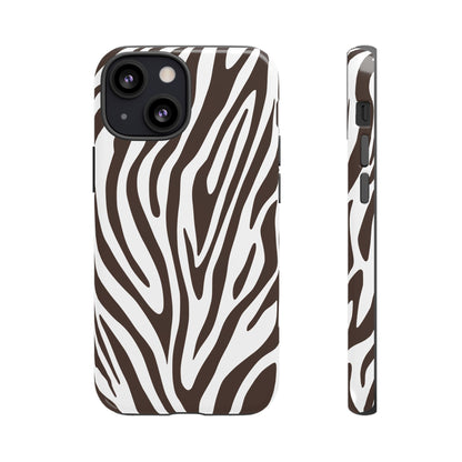 Graphic Brown Tiger Print Phone Case