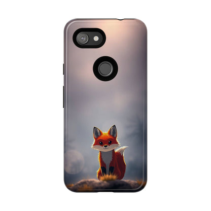 Cute Gothic Fox Design Phone Case