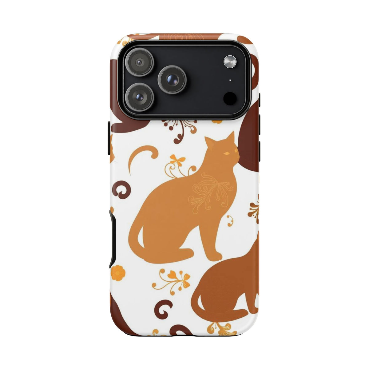 Abstract Cat Pattern Phone Case - Multicolor Phone Case - iPhone 17 Pro Max / Matte