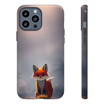 Cute Gothic Fox Design Phone Case - Multicolor Phone Case - iPhone 13 Pro Max / Glossy