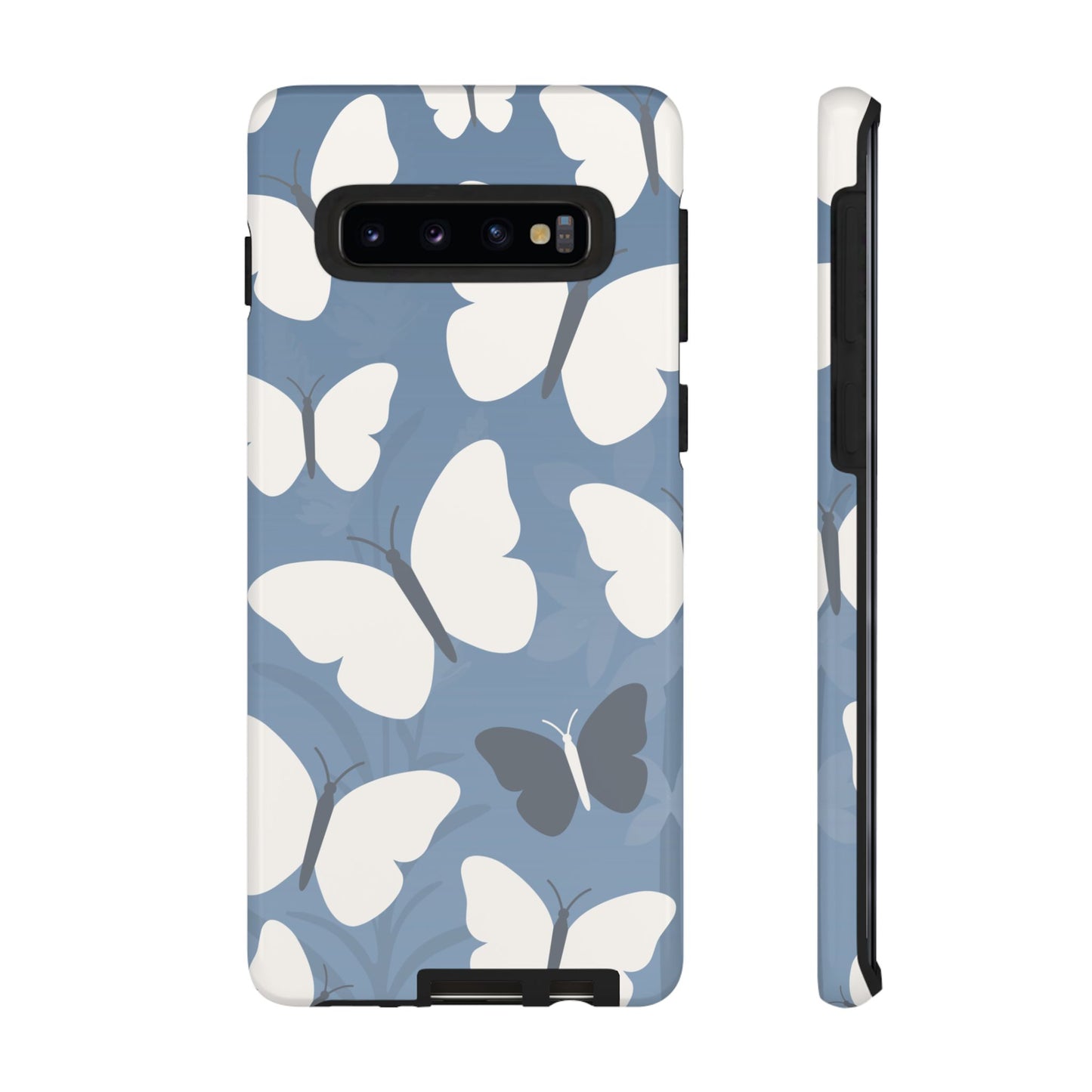 Phone Case - Minimalist Light Blue Butterfly Pattern Phone Case