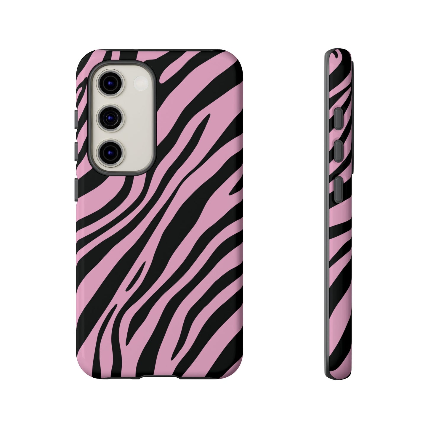 Modern Blush Zebra Print Phone Case