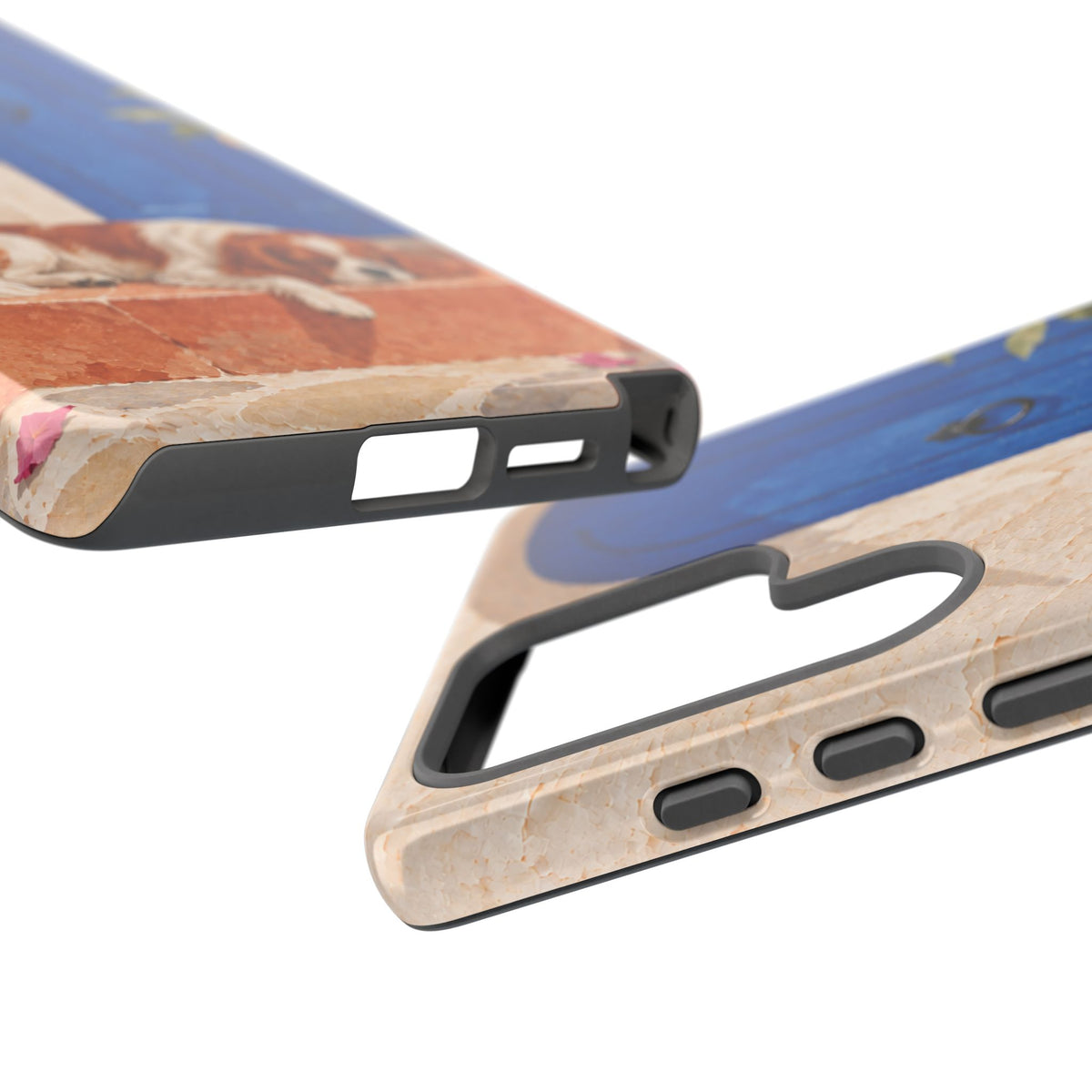 Cavalier King Charles Spaniel Blue Door Siesta Phone Case - Multicolor Phone Case