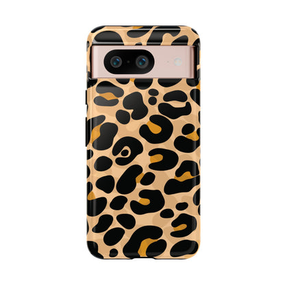 Stylish Mocha Leopard Print Phone Case