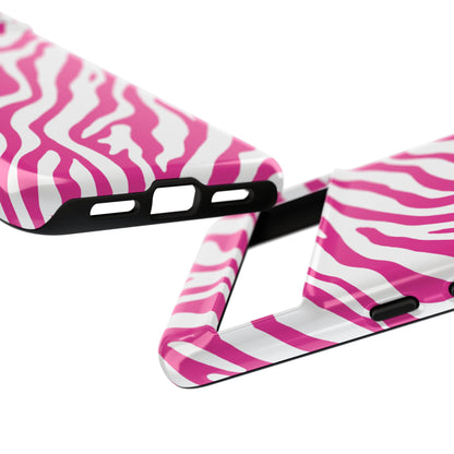 Stylish Hot Pink Zebra Print Phone Case