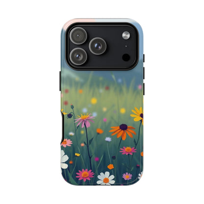 Vibrant Meadow Design Phone Case - Multicolor Phone Case - iPhone 17 Pro / Glossy