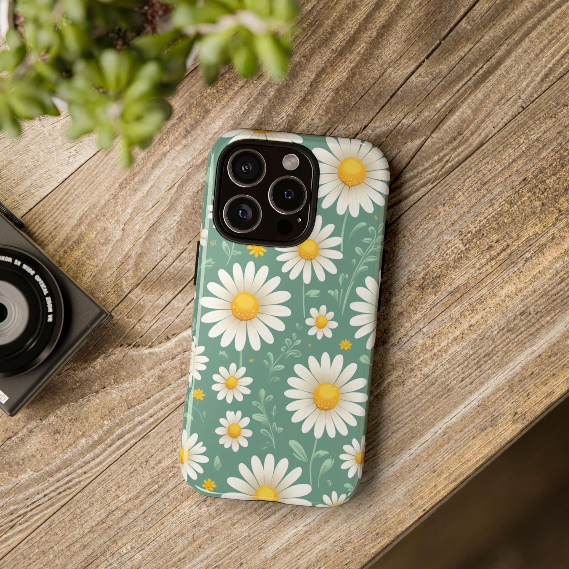 Phone Case - Daisies Floral Pattern 1 Phone Case