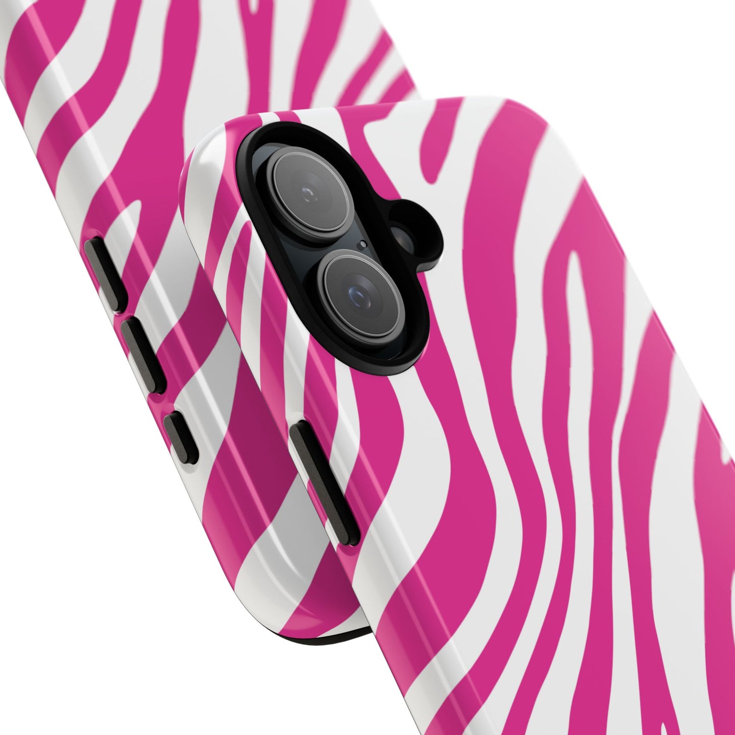 Modern Hot Pink Zebra Print Phone Case
