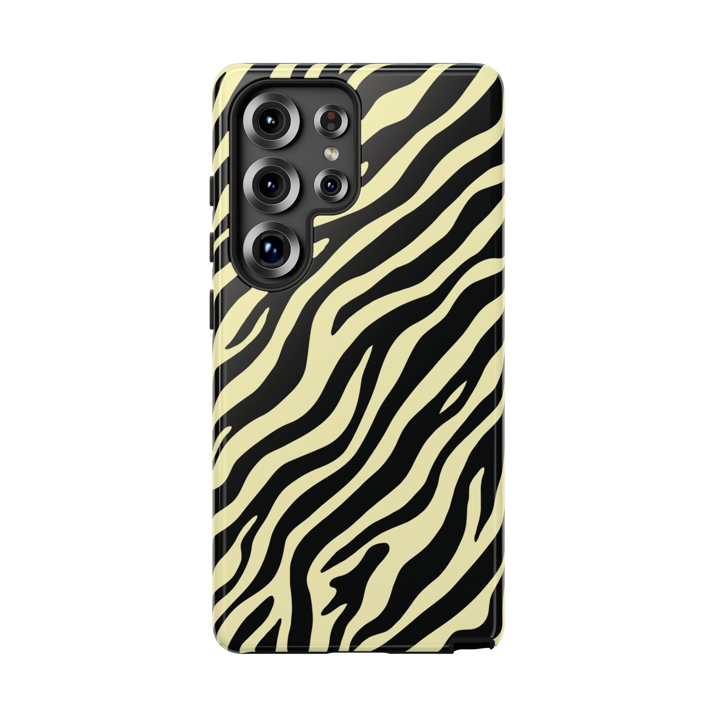 Stylish Neutral Zebra Print Phone Case