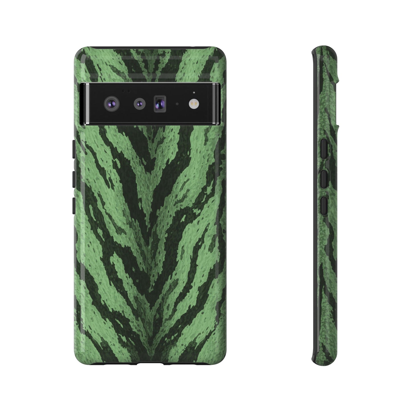 Sage Tiger Print Phone Case