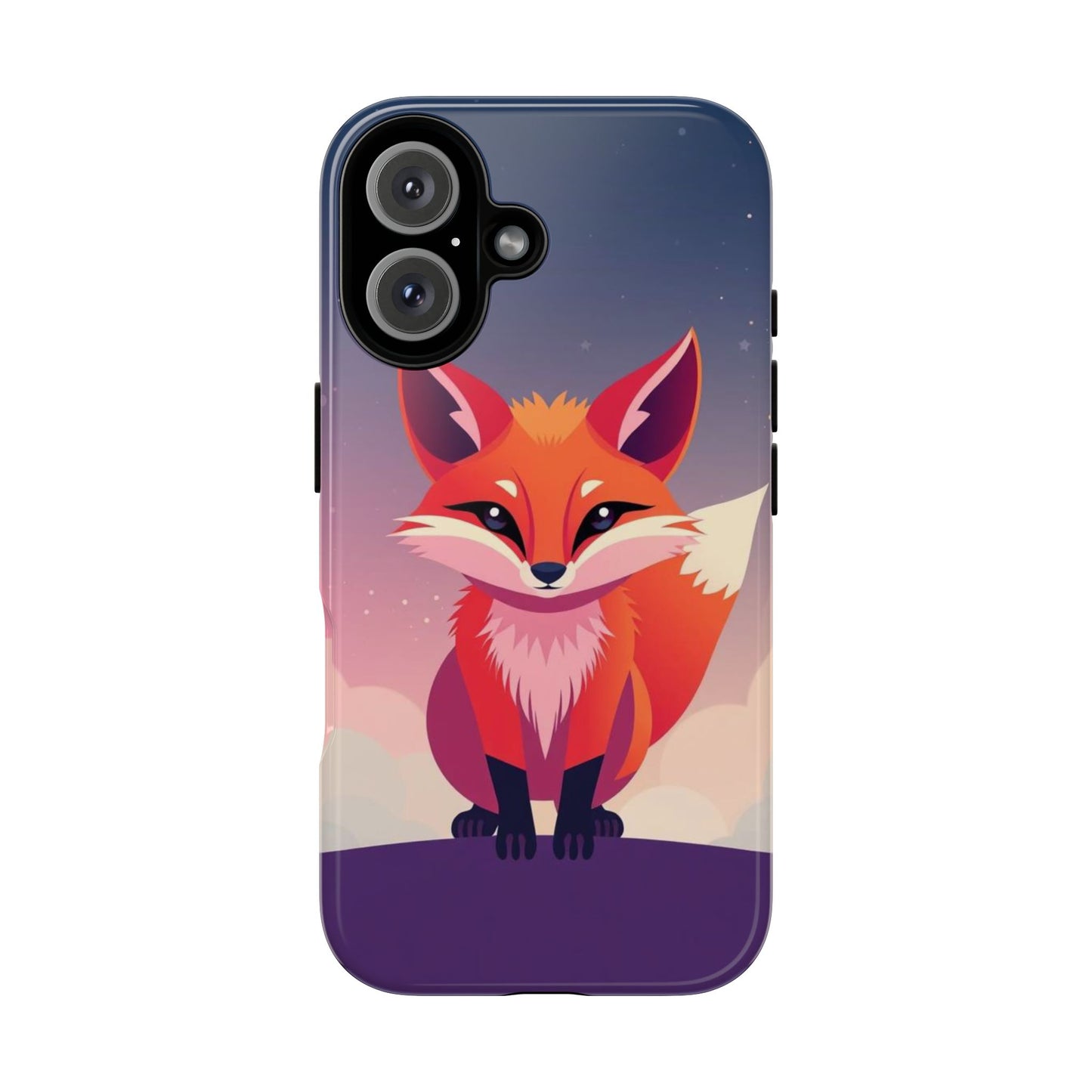 iPhone 16 / Glossy Phone Case - Pop Art Fox Design Phone Case