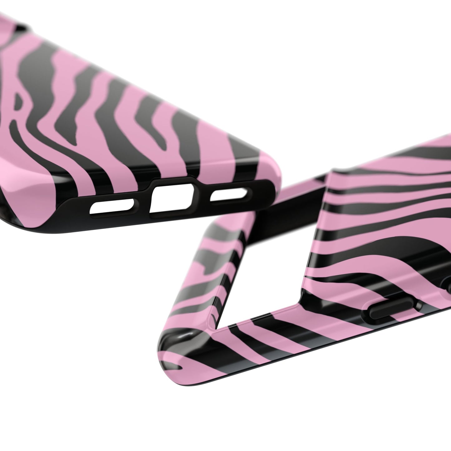 Modern Blush Zebra Print Phone Case