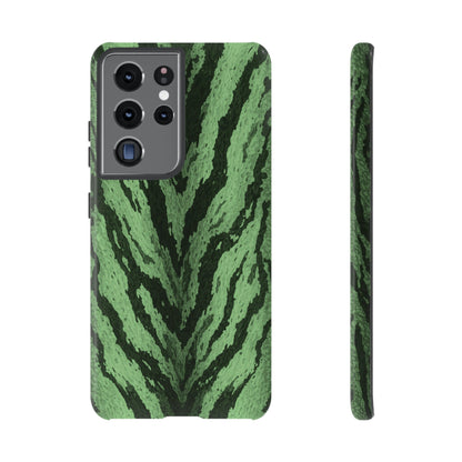 Sage Tiger Print Phone Case
