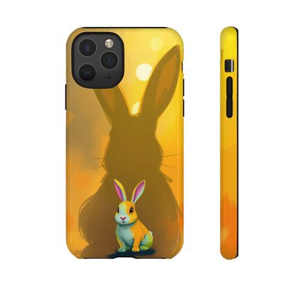 iPhone 11 Pro / Glossy Phone Case - Shadow Rabbit Design Phone Case