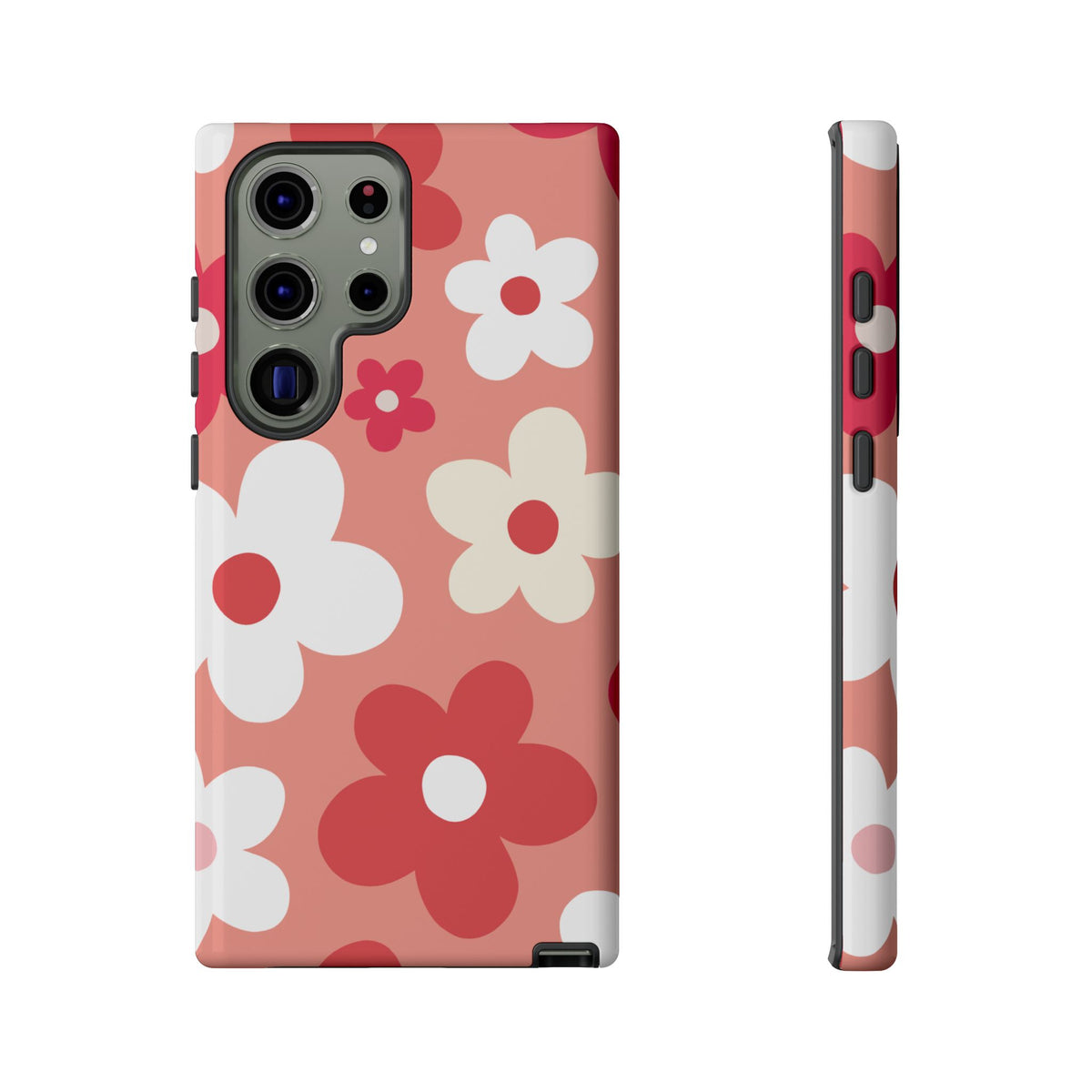 Cute Pink Daisy Pattern #1 Phone Case - Pink Phone Case - Samsung Galaxy S23 Ultra / Glossy
