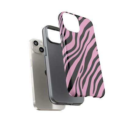 Modern Blush Zebra Print Phone Case