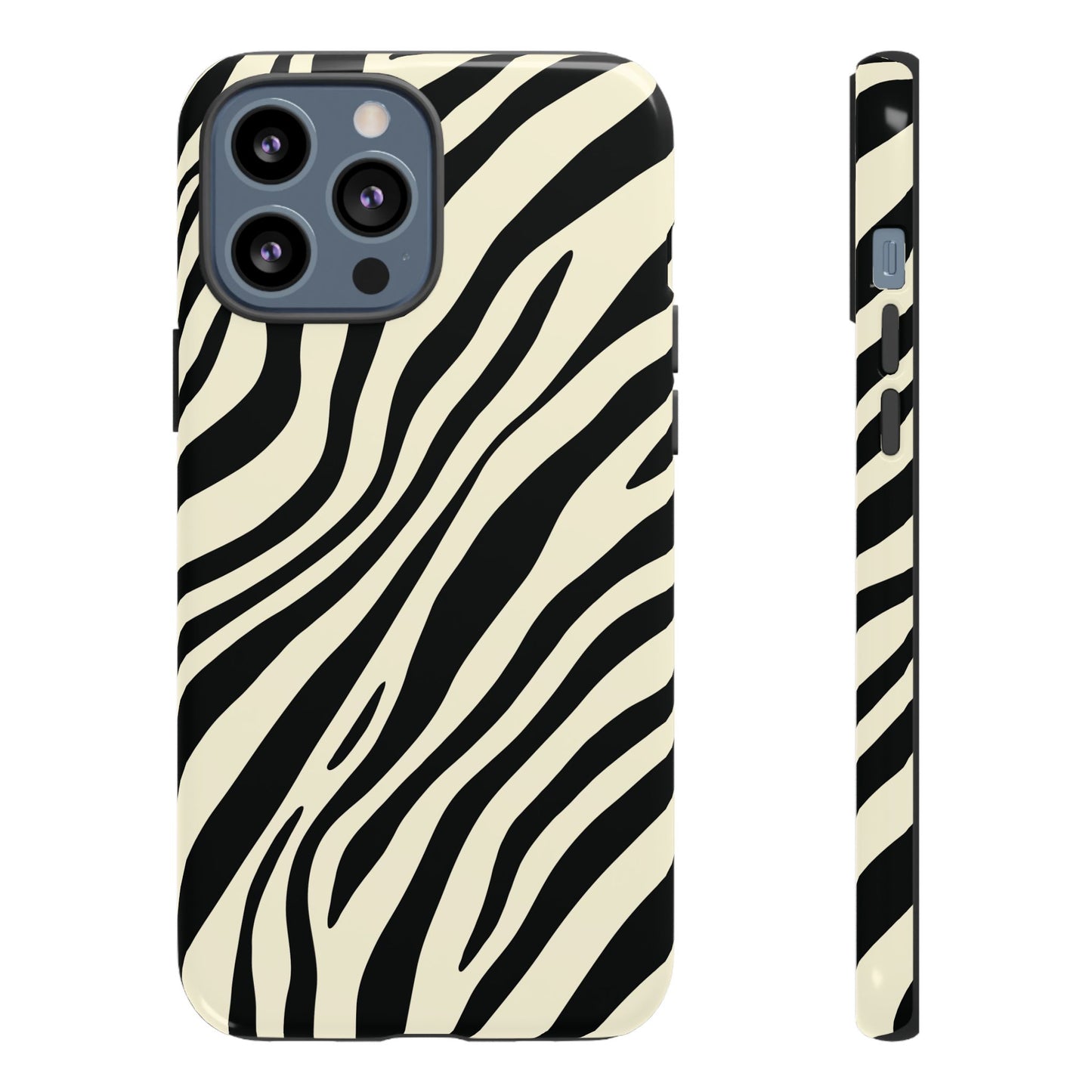 Modern Neutral Zebra Print Phone Case