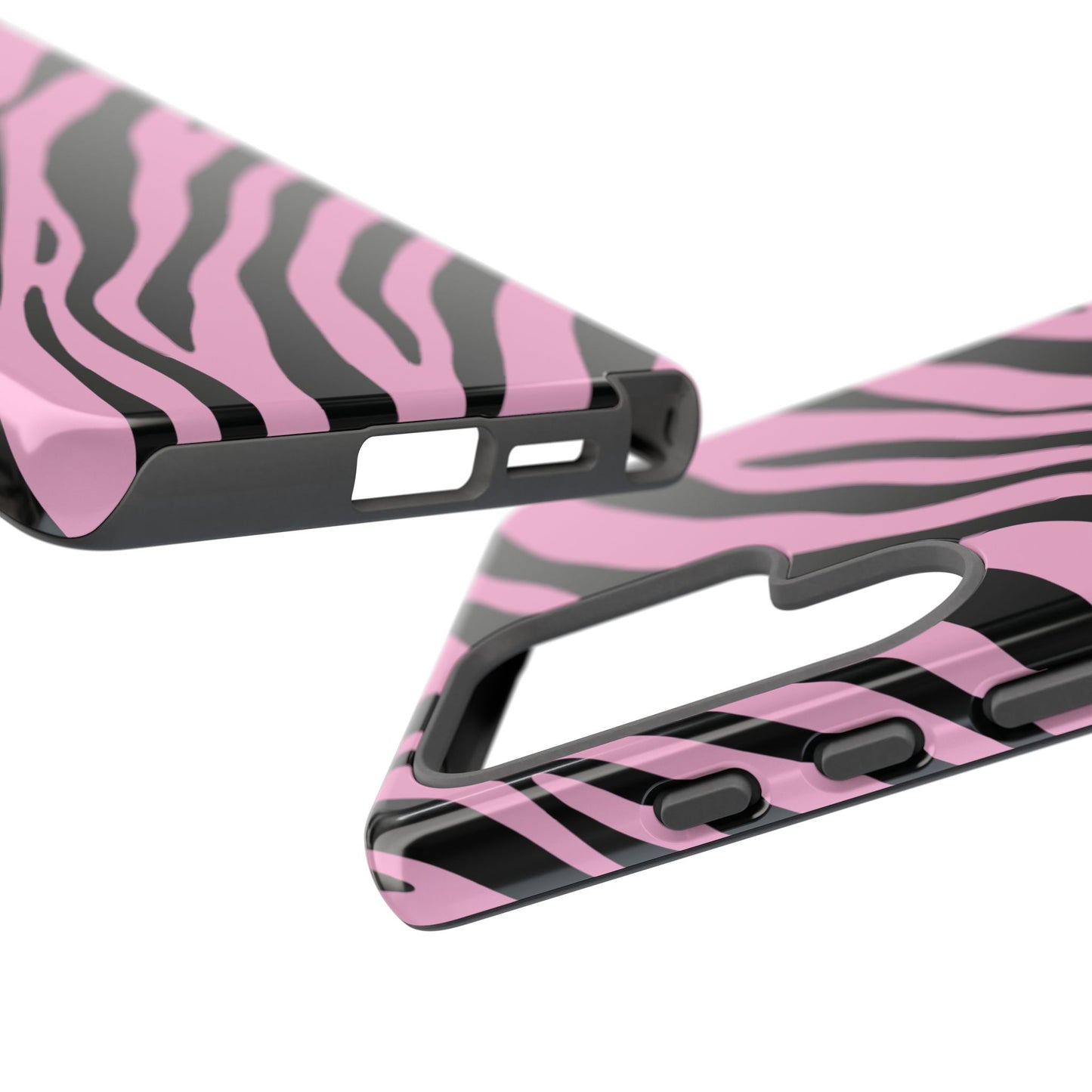 Modern Blush Zebra Print Phone Case