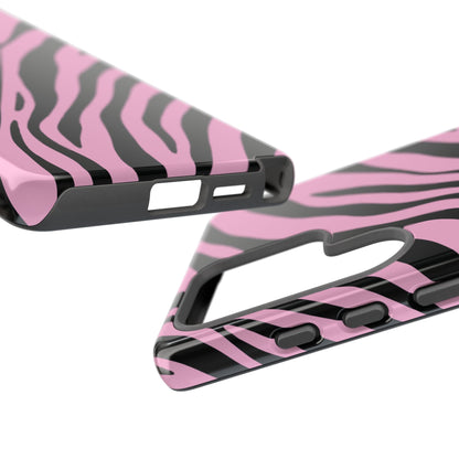 Modern Blush Zebra Print Phone Case