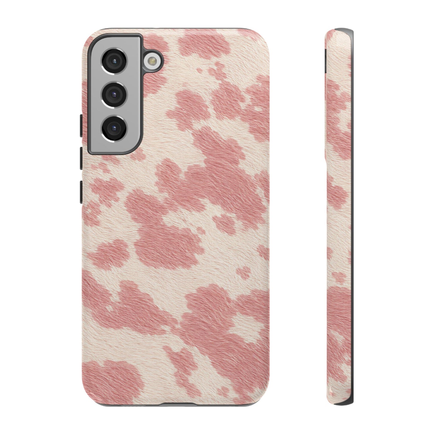Pretty Blush Cow Print Phone Case