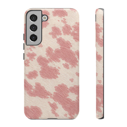 Pretty Blush Cow Print Phone Case