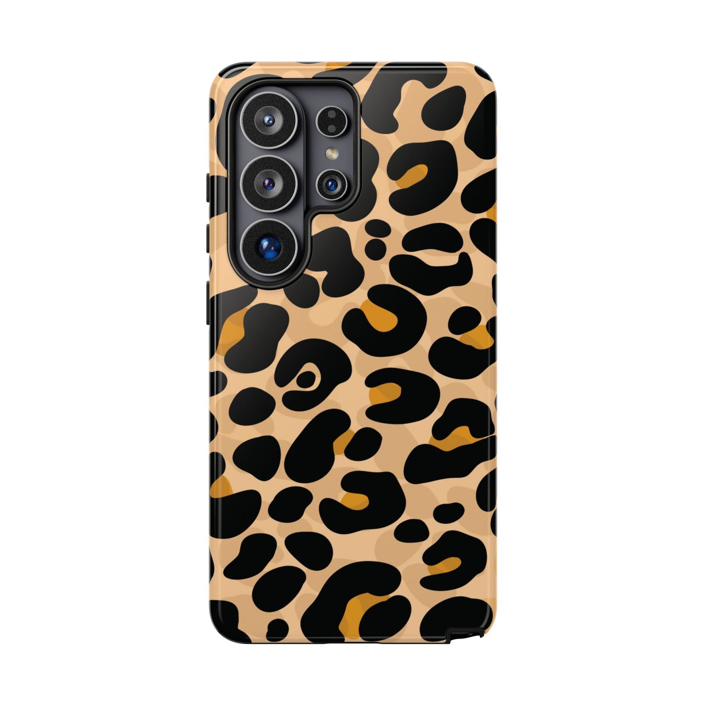 Stylish Mocha Leopard Print Phone Case