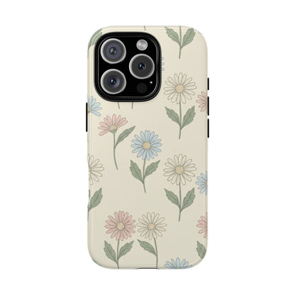 Pretty Pastel Daisy Pattern Phone Case